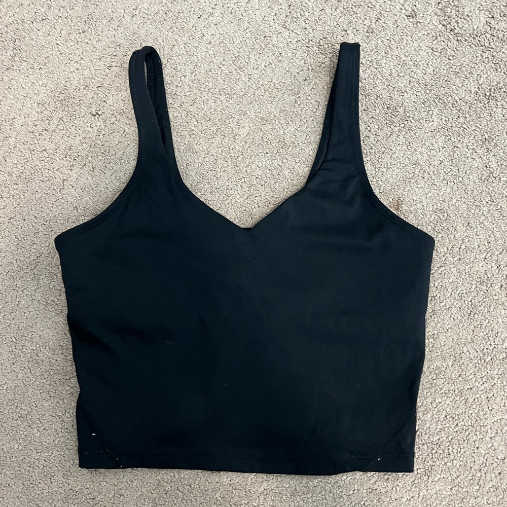 Small Black Amazon Athletic crop top